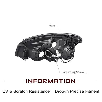 Amazon.com: JSBOYAT Headlight Assembly Replacement for 2005